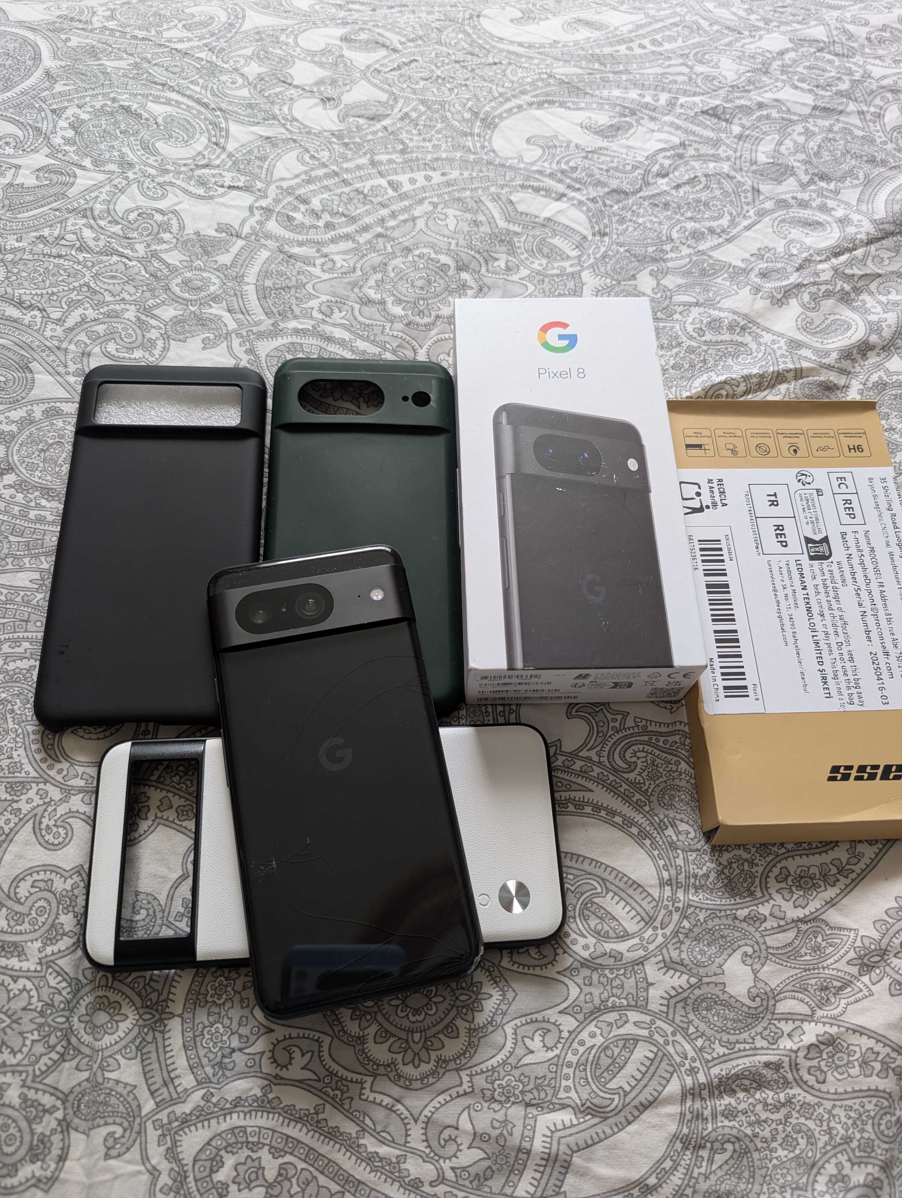 Google Pixel 8 cutie+accesorii 128GB