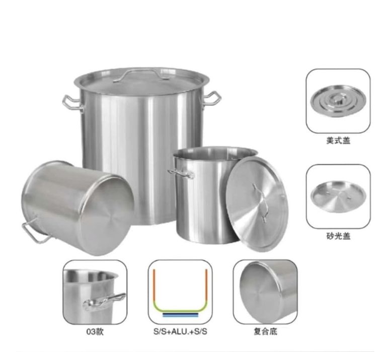 Кастрюля из нержавеющей стали 98 литров