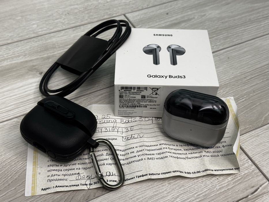 Samsung buds 3 серый