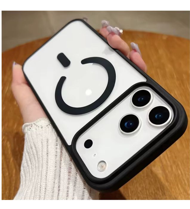 Husa Magnetica cu Spate Clar Tare - Iphone 17 17 PRO 17 PRO MAX 17 AIR