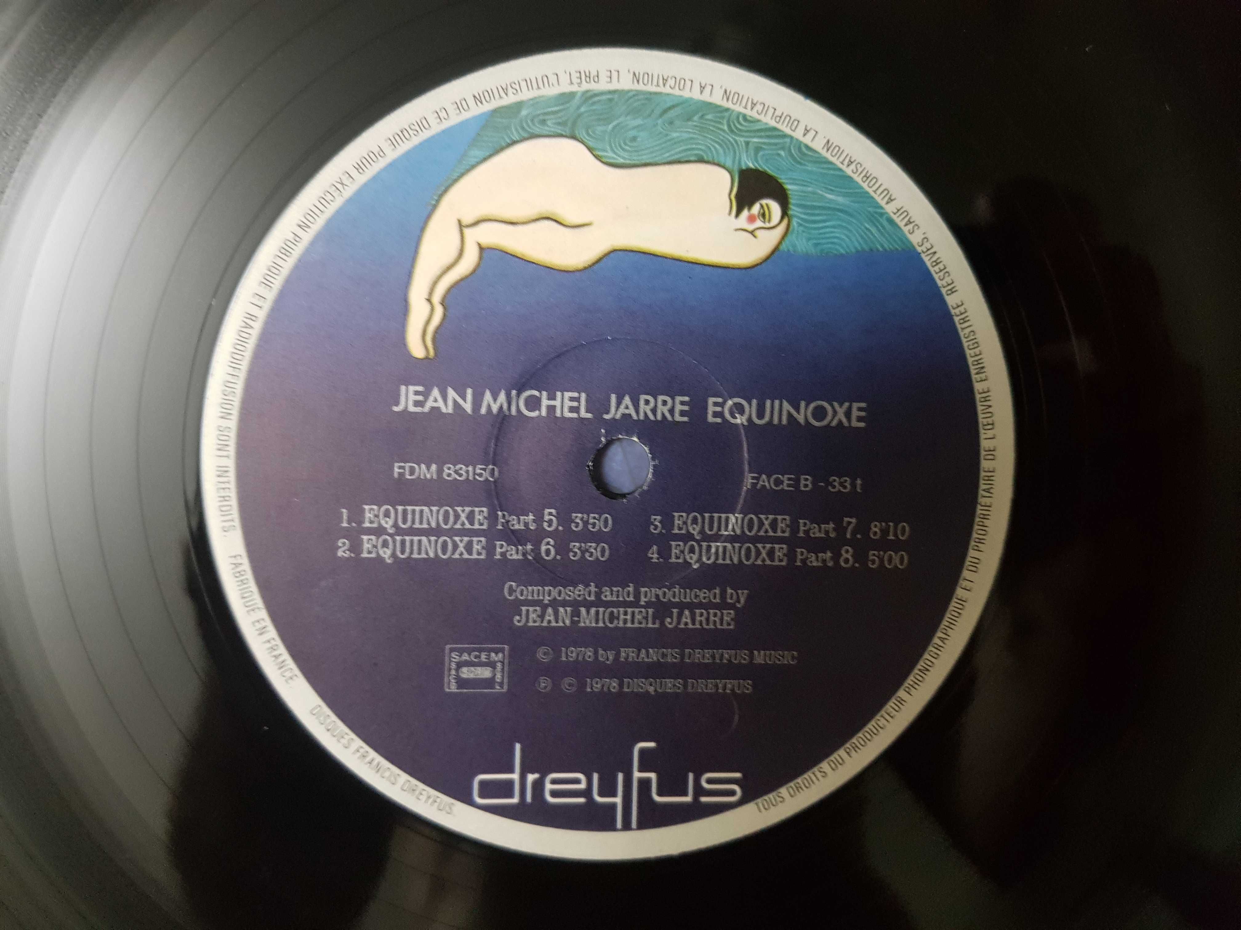 Виниловая пластинка Jean Michel Jarre – Equinoxe (пр-во Франция, 1978)