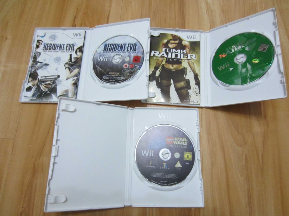 Jocuri WII Resident Evil, Tomb Raider Underworld,Star Wars Lego