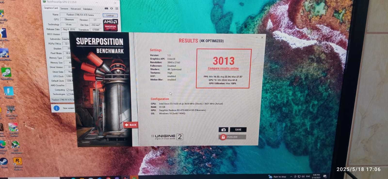 Pc Gaming X99 i7-6800K(Xeon)/28gb/512ssd/rx 470 4gb