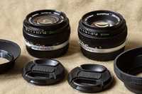 Lot obiective Canon FD și Olympus OM de la 17mm la 210mm