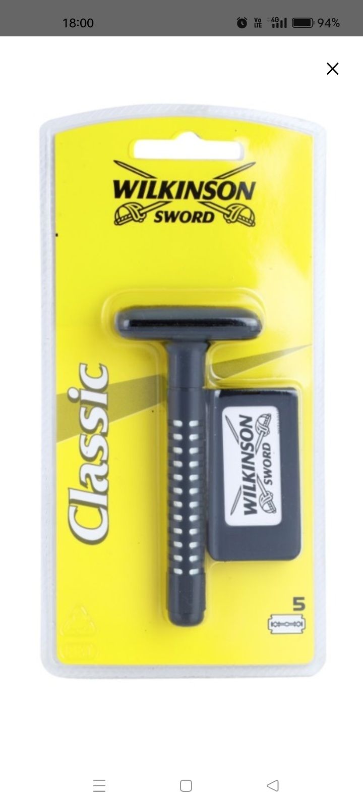 Aparat ras clasic Wilkinson Sword