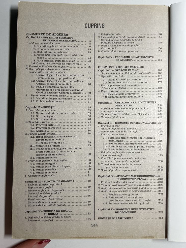CULEGERE Matematica clasa a IX-a