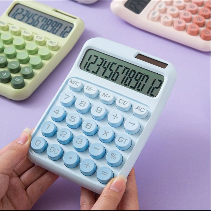 Калькулятор на солнечной энергии и батарейке