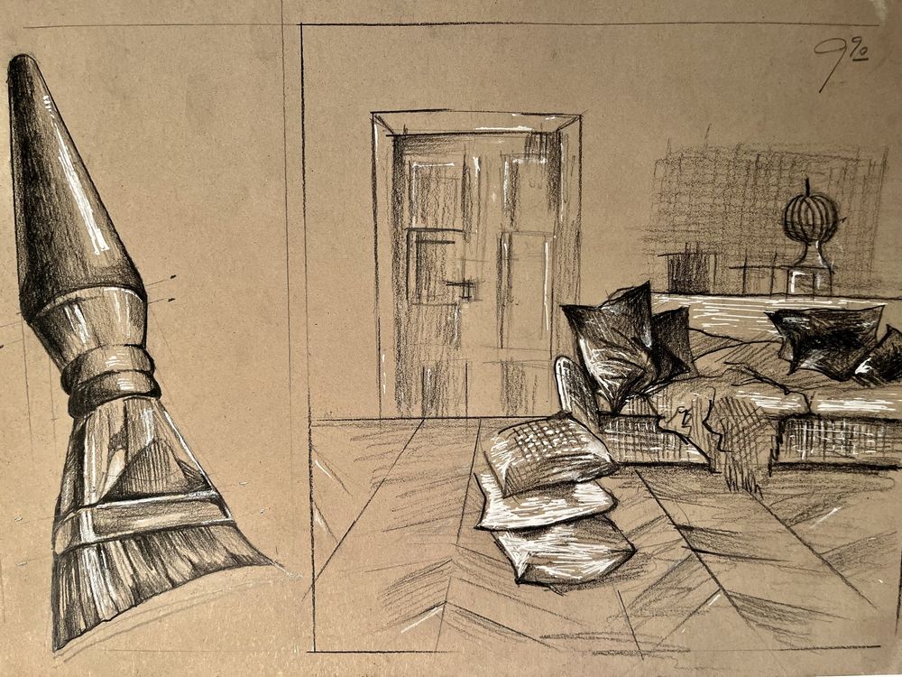 Meditați la  desen, pictură, arhitectură și design