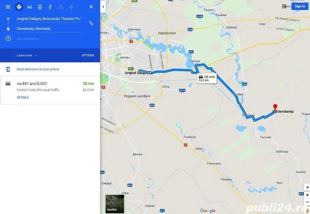 Ocazie! Teren 750mp Dorobanțu, Platarești Lângă București,28 min