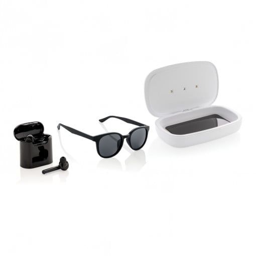 Cutie sterilizatoare UV-C cu încărcător wireless de 5W