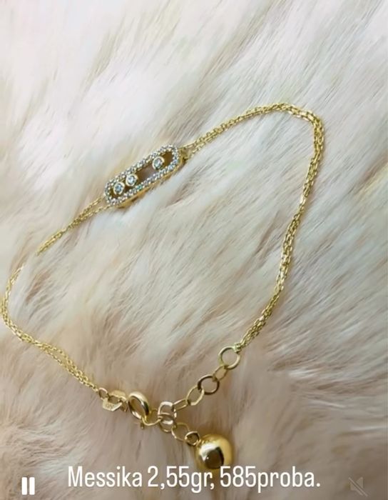 Messika , элегантная браслет 2,55gr 585proba