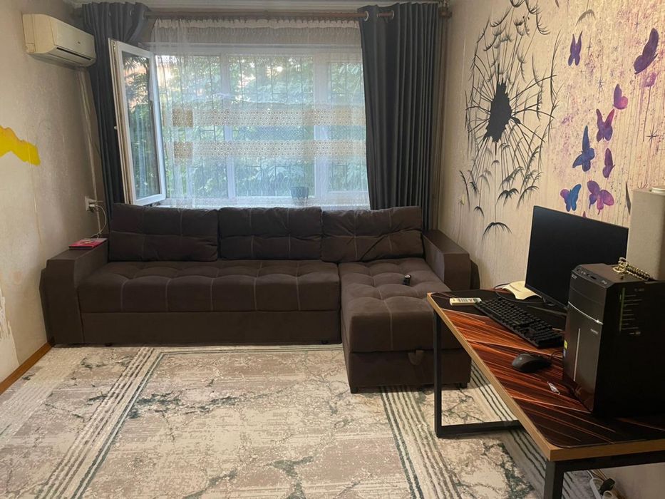 Диван угловой, пружинный