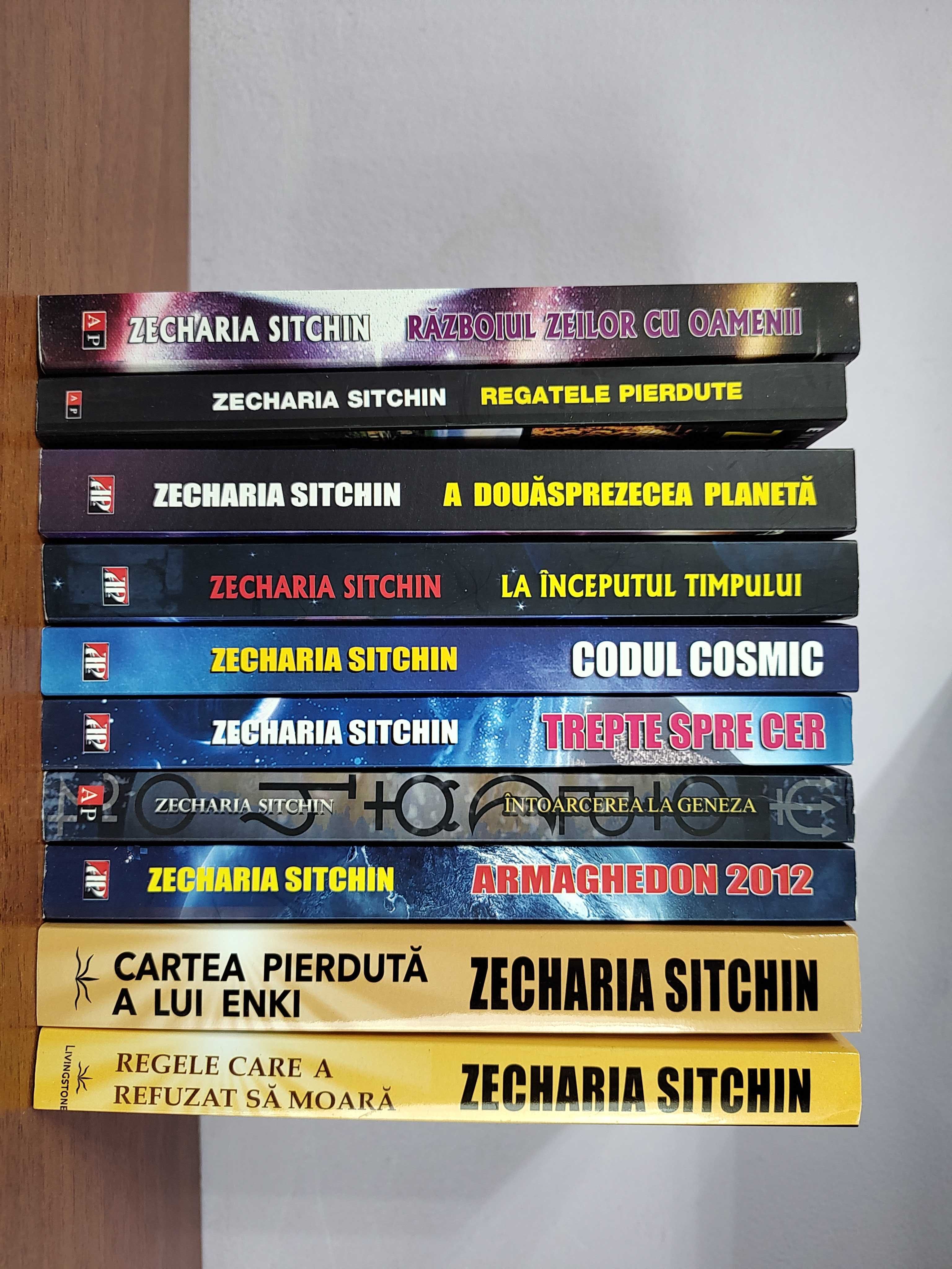Zecharia Sitchin – ciclul Cronicile pamantului, 8 vol +2 titluri