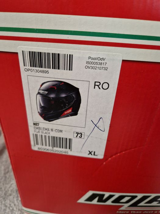 Casca moto Nolan N87 Emblema XL