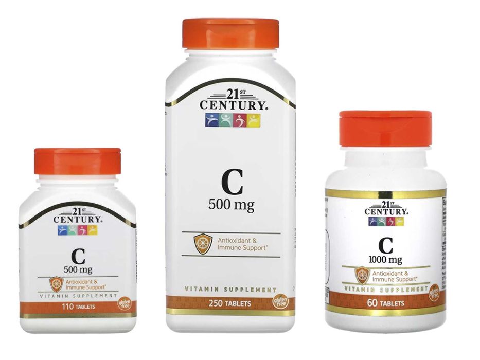 21st Century Vitamin C витамин C 500 мг и 1000 мг