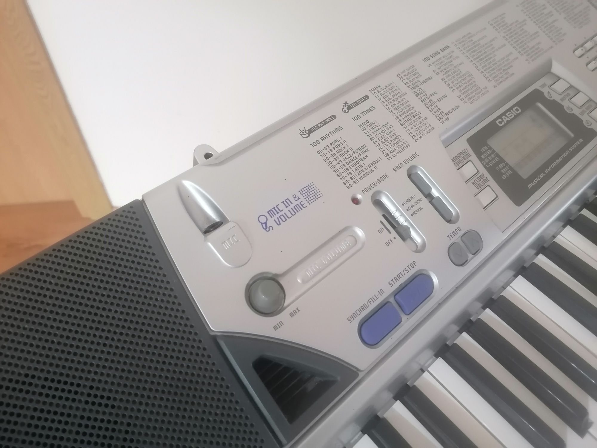 CASIO CTK-496 microfon midi controller