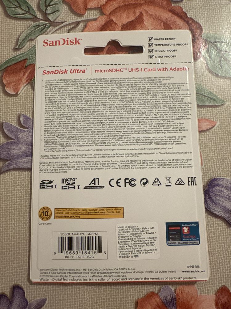 Card MicroSd 32 Gb