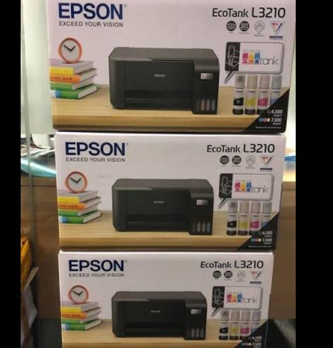 Aksiya Printer epson l3210 garantiya 1 yil dastavka tekn