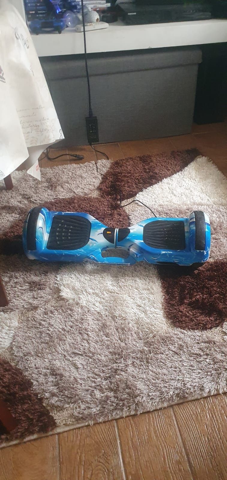 Hoverboard cu incarcator telecomanda cutie husa scaun pt a-l face kart