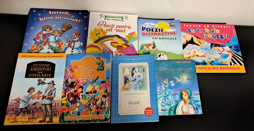• Vând lot 8 cărți pentru copii •