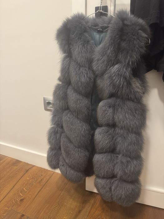 Vand vesta blana naturala de vulpe