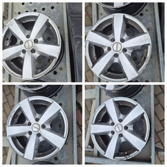 set jante aluminiu pe 16 Volkswagen,skoda,audi