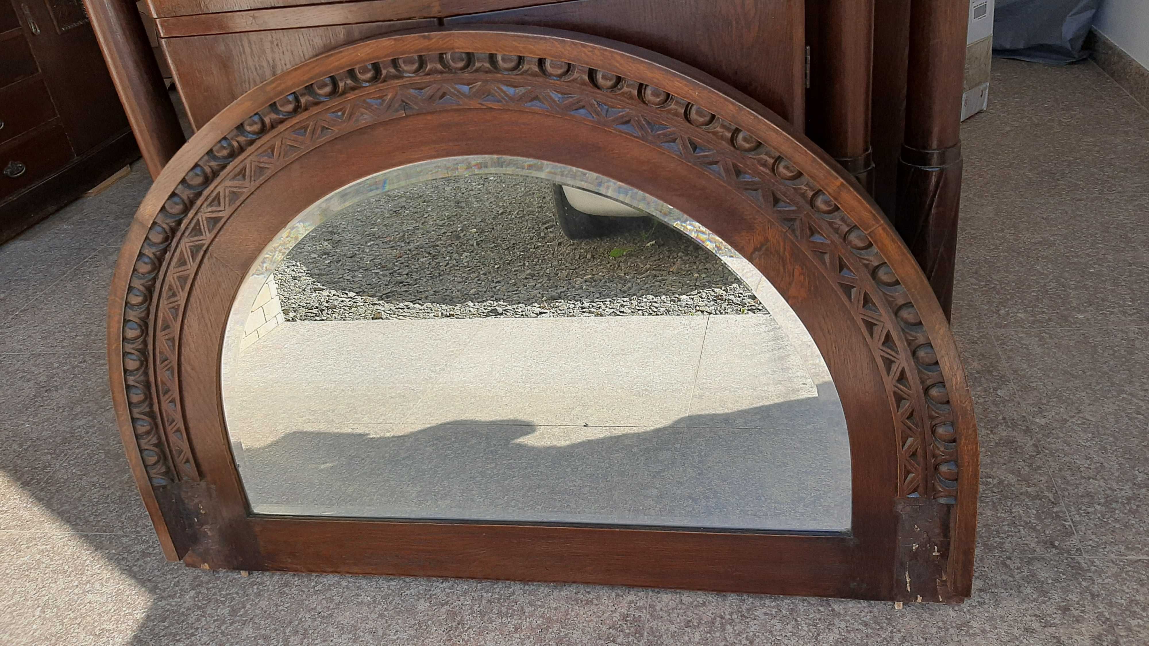 Set mobilier sufragerie,bufet mare,mic,masa extensibila,lemn,marmura