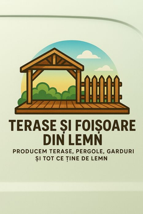 Terase, pergole si foisoare din lemn