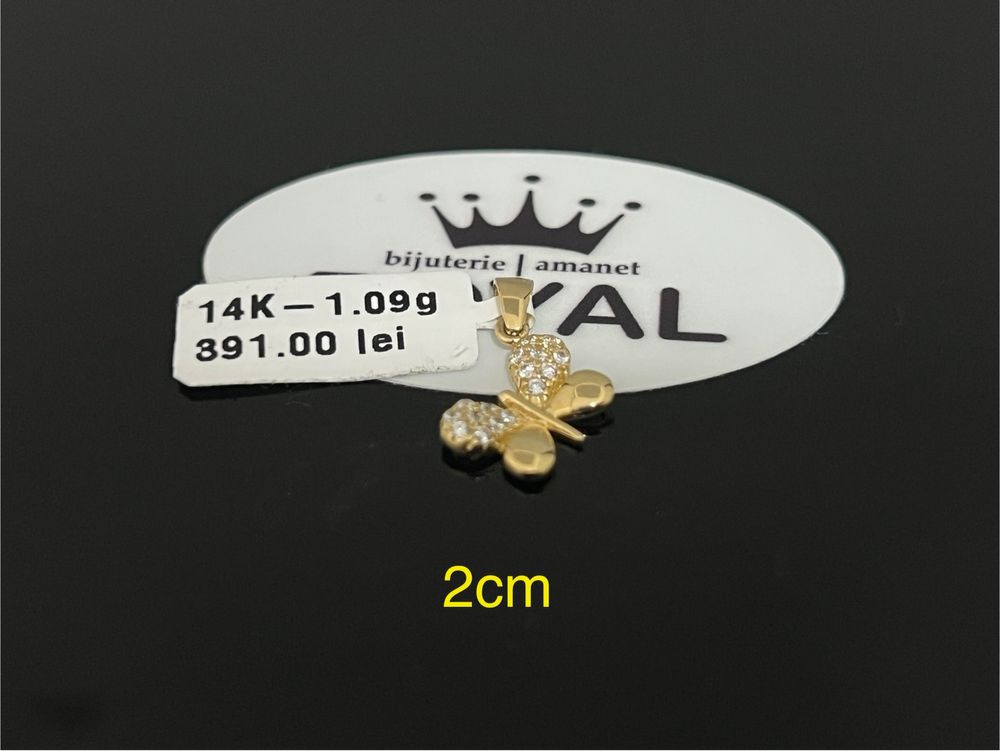 Bijuteria Royal CB : Pandant dama aur 14k 1,09gr