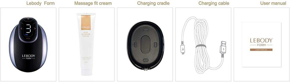 Комплект LEBODY Form Pro: Акумулаторен мускулен тонер масажор