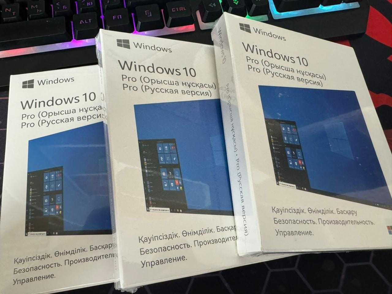 Windows 10 Pro Box 32/64 bit Kazakhstan Only USB