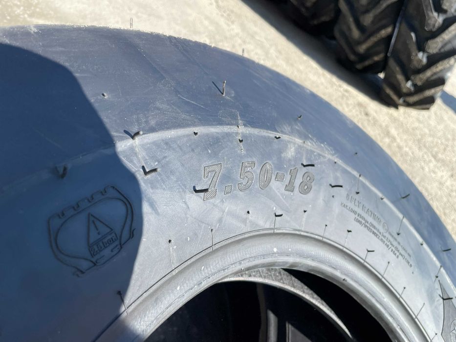 Cauiciucuri marca MRL cu 8PR groase pentru tractor fata 7.50-18