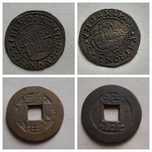 2 mnde Medievale Ferdinand 1 Transilvania 1551 certificat+1cash 1738