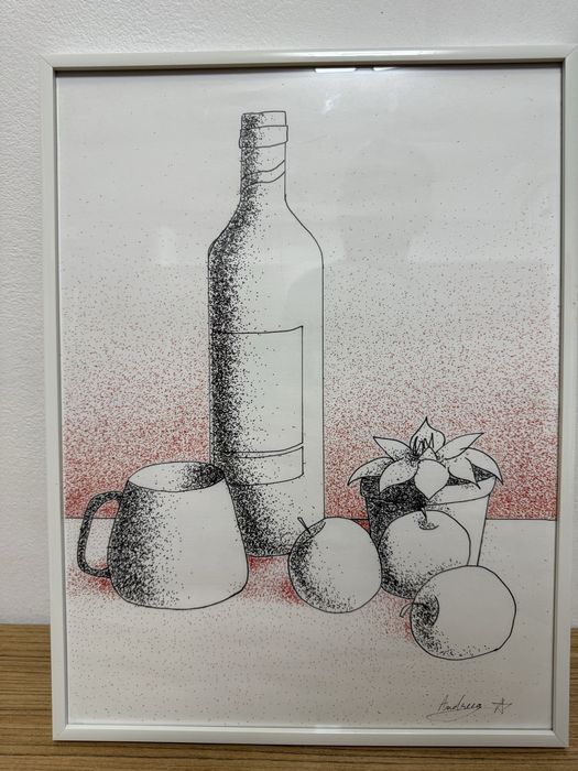 Tablou lucrat exceptional