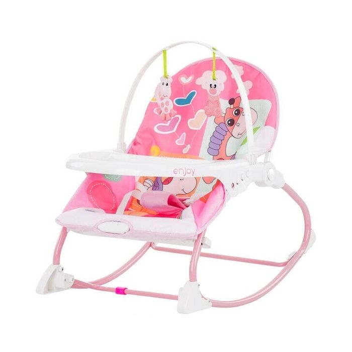 Scaunel balansoar Chipolino Enjoy pink impecabil