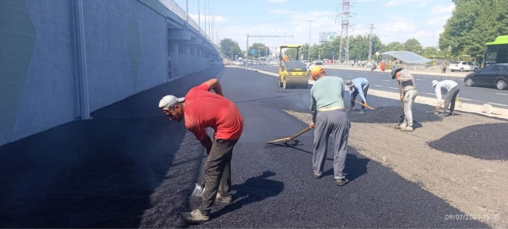 Асфалт хизматлари Узбекистон буйлаб
