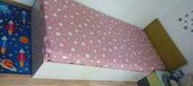 Pat 90×200 cm plus saltea