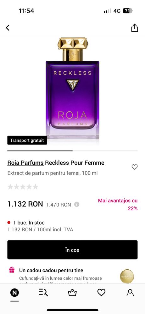 Parfum roja reckless