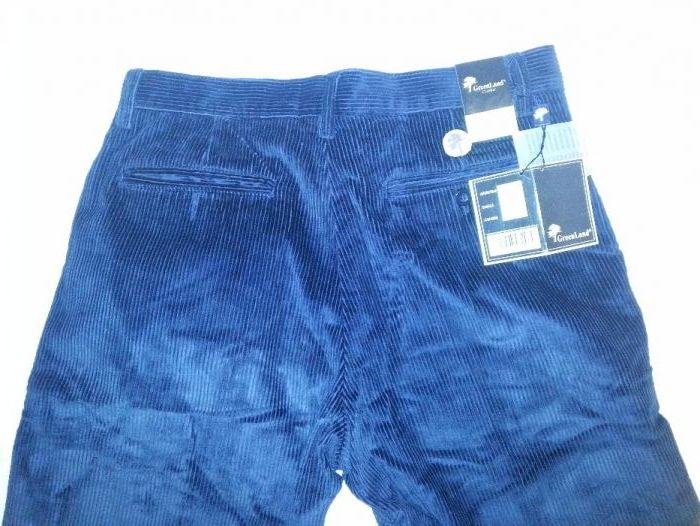 Pantaloni jeans catifea GreenLand Italy 42cm in talie, 122cm lungime