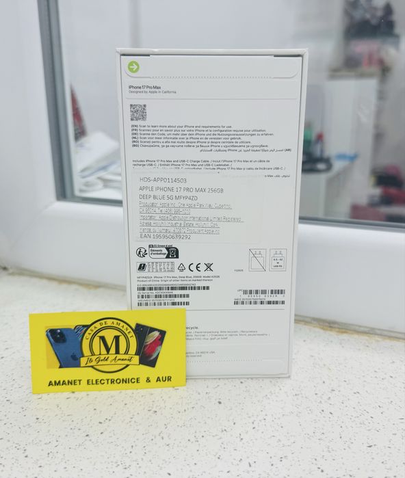 iPhone 17 Pro Max 256GB Sigilate | Factura | Garantie 12 Luni