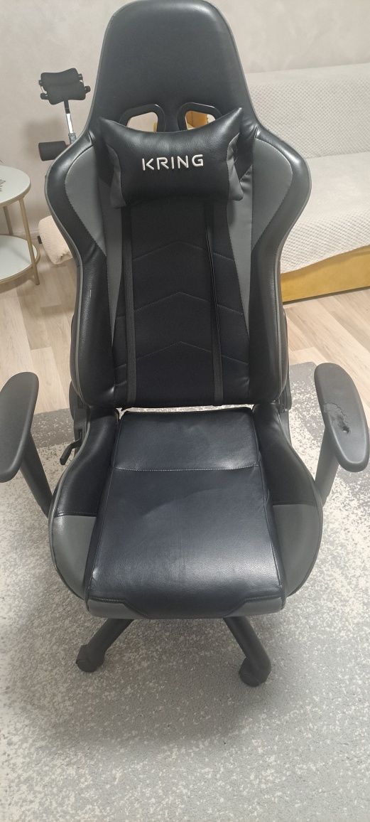 Scaun gaming Kring Clash, PU, Negru/Gri 9820