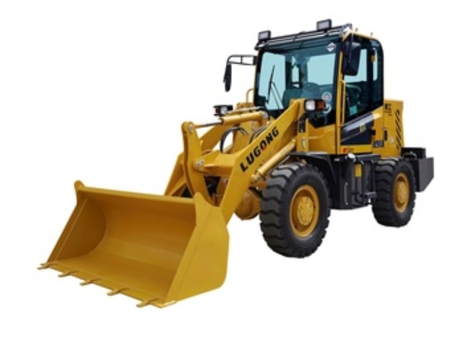 Чистка снега погрузчиком