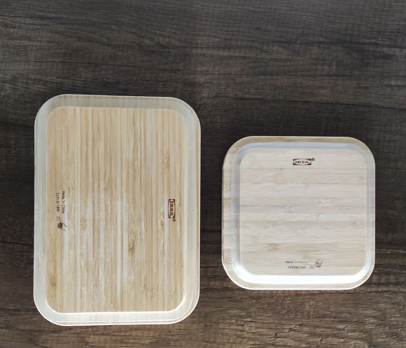 Подарявам бамбукови капаци за кутии на икеа