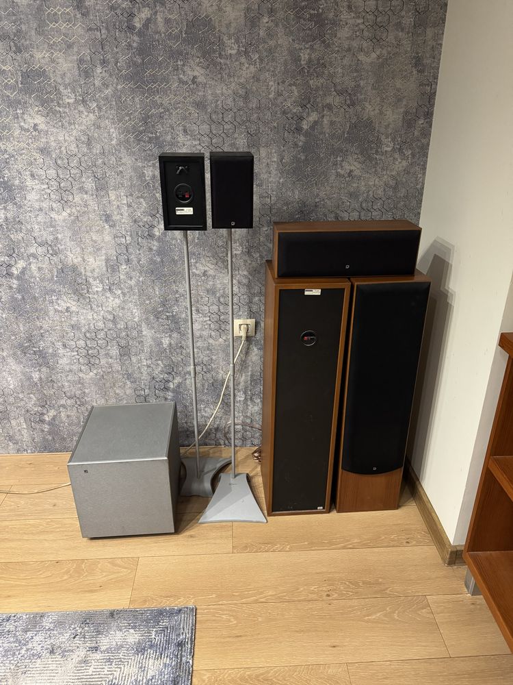 Продавам Yamaha rx-v540rds + колони Jamo 6000, стойки за  колони.