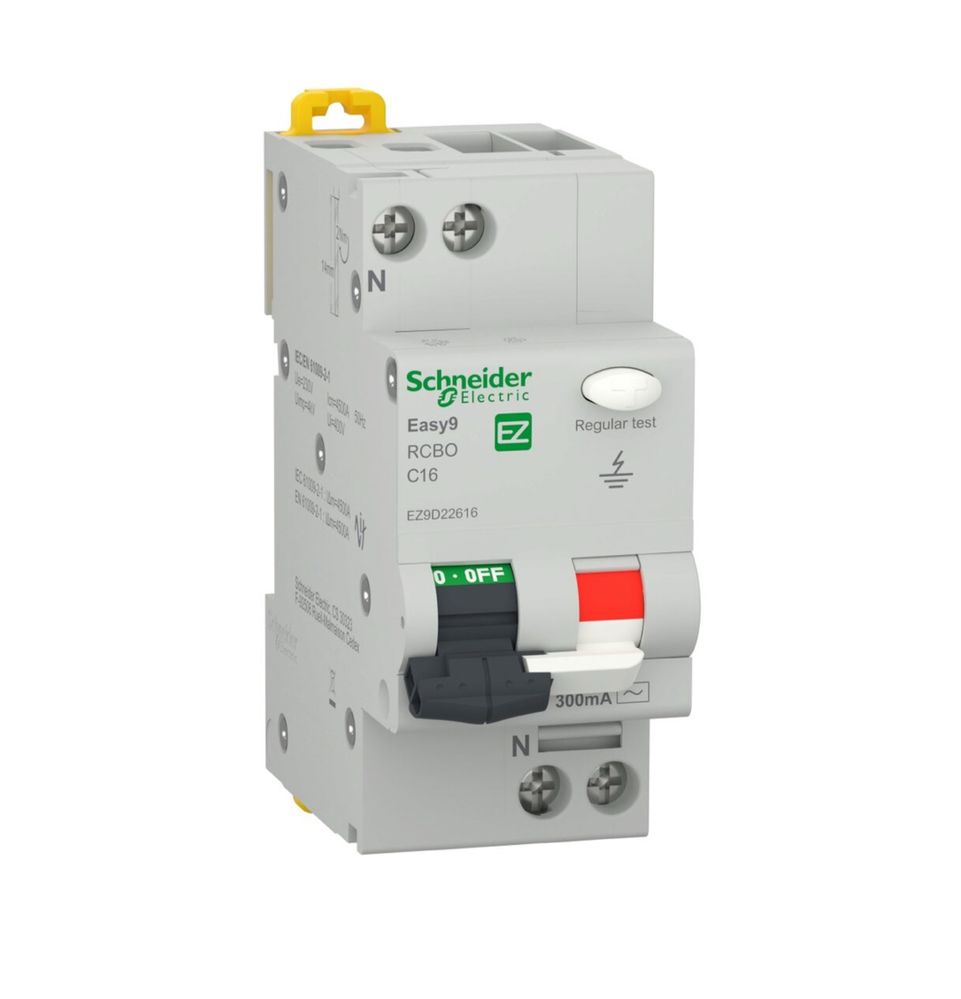 Întrerupator automat diferential RCBO Easy 9 1P+N 16A/300mA tip AC