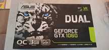 ASUS GeForce GTX 1060 OC Edition, 3GB GDDR5 192‑Bit, Stare Excelentă