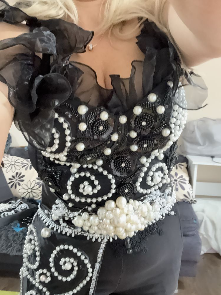 Vand accesorii costum popular stilizat/corset/brau/sort