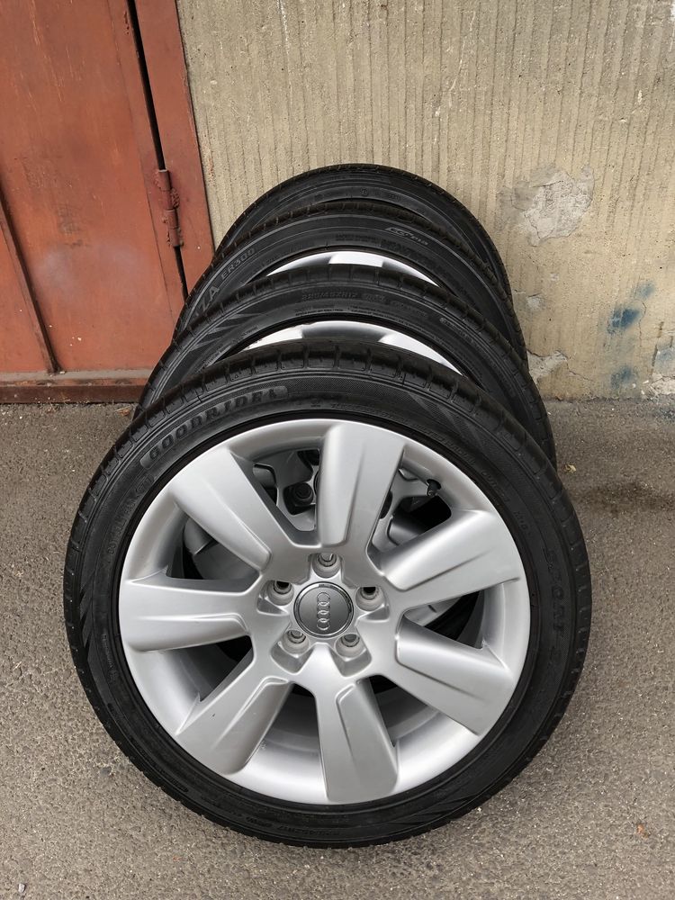 Jante aliaj 5x112mm, anvelope vara 225/45 R17, Audi A3, A4, A6, VW