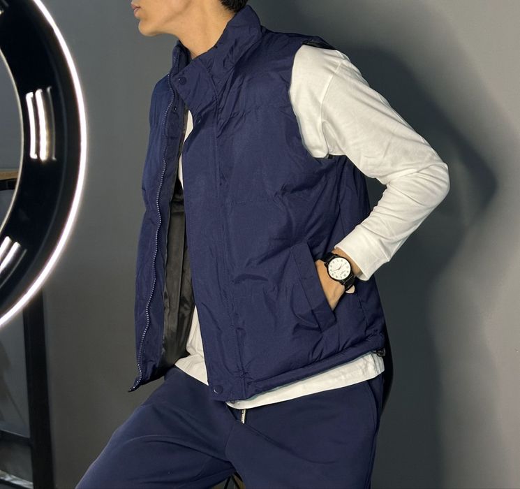 Свитер поло и жилетка