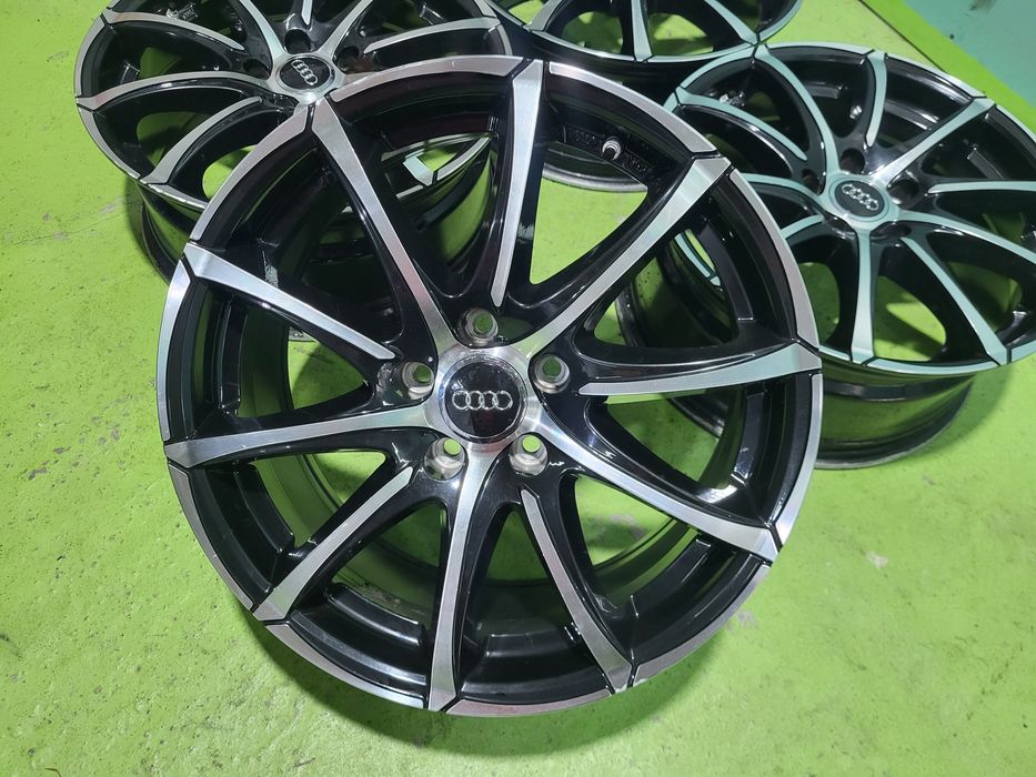 18 5x112 Audi A3 A4 Vw Golf Touran Caddy skoda 5х112 черни